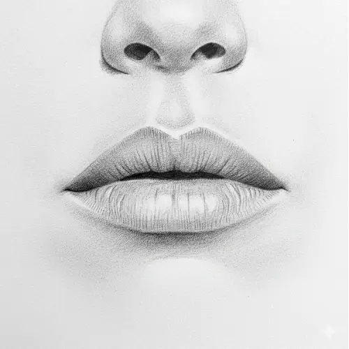 Thin lips - narrow with minimal volume